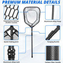 Load image into Gallery viewer, Ultra Light Carbon Fiber Landing Net for Fishing with Telescopic Handle
