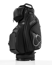 Load image into Gallery viewer, Pins &amp; Aces Cart Bag - 14-Way, Full Length Dividers, Single Strap - Velvet Lined (Black)
