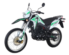 Load image into Gallery viewer, 250CC DUAL SPORT ENDURO KLX ON ROAD AND OFF ROAD MOTOCROSS DIRT BIKE STREE LEGAL 20HP - GREEN
