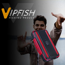 Load image into Gallery viewer, Vipfish Fishing Tackle Kit with Box – 423pcs Complete Terminal Tackle Assortment, Hooks, Sinkers &amp; Swivels, Beads &amp; Bobber Stops for Freshwater Bass &amp; Trout (Black-423PCS)
