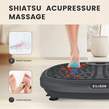 Load image into Gallery viewer, EILISON FitMaxx 3D XL Vibration Plate Exercise Machine - Whole Body Workout Vibration Platform w/Loop Bands - Lymphatic Drainage Machine for Weight Loss, Shaping, Recovery (Fitmaxx Black)
