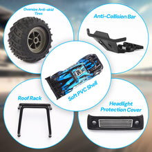Load image into Gallery viewer, Remote Control Car, All Terrain 1:18 Remote Control Truck for Boys, 2.4GHz RC Car with Cool Led Light
