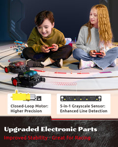 Rocky Coding & Remote Control Robot Kit for Kids 8-16, Modular/Scratch/Python/C Programming, Educational Engineering Science Toy