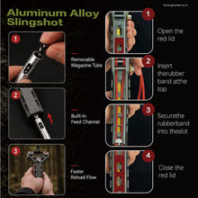 Load image into Gallery viewer, Auto-Loading Metal Slingshot with Magazine for Adults
