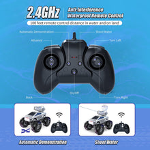Load image into Gallery viewer, 1:16 Remote Control Car, 2.4GHz Shoot Water RC Cars, 4WD Amphibious RC Truck, All Terrain Off-Road Remote Control Monster Truck
