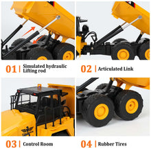 Load image into Gallery viewer, 11CH Remote Control Dump Truck,2.4Ghz RC Dump Truck Toy Construction Engineering Truck, Remote Control Vehicle
