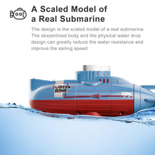 Load image into Gallery viewer, Mini RC Submarine for Kids, LSRC-SMI Remote Control Boat Waterproof Diving Toy for Boys and Girls (White)
