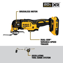Load image into Gallery viewer, DEWALT 20V MAX Power Tools, 9 Cordless Tool Combo, Impact and Drill Driver, Oscillating Tool, Grinder,Circular and Reciprocating Saw,Right Angle Drill,Speaker,LED Light, 2 Batteries,Charger (DCK940D2)
