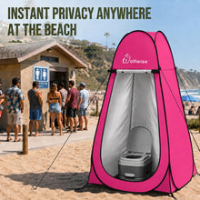 Load image into Gallery viewer, WolfWise Pop Up Shower Tent for Camping Essentials, Compact &amp; Lightweight
