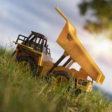 Load image into Gallery viewer, Remote Control Dump Truck - 5-Channel Electric Radio Control Construction Vehicles - Realistic Toy with Lights and Sounds
