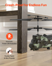 Load image into Gallery viewer, RC Helicopter, 2.4GHz Military Remote Control Helicopter, 3.5 Channel RC Airplane for Kid, 20 Mins Flight Time, One-Key Takeoff/Landing &amp; LED Lights
