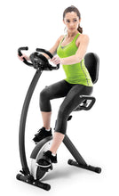Load image into Gallery viewer, Marcy Foldable Recumbent Exercise Bike with High Backrest and Magnetic Resistance NS-653
