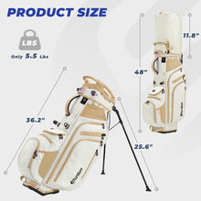 Load image into Gallery viewer, Sturdum 14 Way Golf Stand Bag with 12 Pockets n Full-Length Dividers
