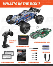 Load image into Gallery viewer, Grade 1:16 Scale Remote Control Truck, 4WD Top Speed 40+ Kmh All Terrains Electric Toy Off Road RC Truck Vehicle Car Crawler
