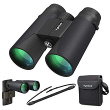 Load image into Gallery viewer, Kylietech 12x42 Binoculars BAK4 FMC Lens Waterproof Fogproof Phone Adapter
