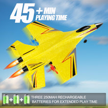 Load image into Gallery viewer, Remote Control Airplanes Toys for Teen,2CH Outdoor Foam RC Glider Fighter Jet for Teen
