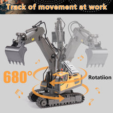 Load image into Gallery viewer, Remote Control Excavator Toy for 6-12 yr Boys, Best Birthday Gifts for Kids 4-7 8 9 10 11 Year Old, RC Construction Toys
