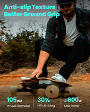 Load image into Gallery viewer, Electric Skateboards 1 Battery, S3 Electric Longboard with Remote and 10S2P 42V Swappable Battery/28 Mph Top Speed
