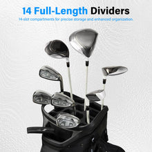 Load image into Gallery viewer, uniHimal Lightweight Golf Cart Bag with 14-Way Full-Length Divider Top
