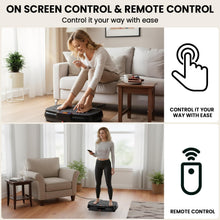 Load image into Gallery viewer, Vibration Plate Exercise Machine: TISSCARE Vibrating Plates for Weight Loss and Lymphatic Drainage, 400lbs Shake Plate Whole Body Workout Platform for Home Fitness Fat Burner Sedentary Office

