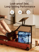 Load image into Gallery viewer, KINGSMITH Magnetic/Water Row Machine - Red Oak
