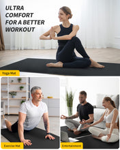 Load image into Gallery viewer, CAMBIVO Yoga Mat for Women and Men, Extra Long and Wide Exercise Mat(84" x 30" x 1/4 inch), Large Non Slip Workout Mat for Yoga, Pilates, Fitness, Barefoot Workouts, Home Gym Studio
