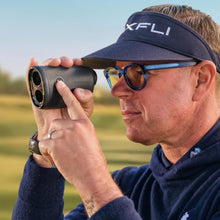 Load image into Gallery viewer, Blue Tees Golf Captain Pro Golf Rangefinder with Slope &amp; GPS Distances – 1200 Yard Laser Range Finder, OLED Display, Shot Tracking, Magnetic Cart Mount, IP67 Waterproof, USB-C Rechargeable
