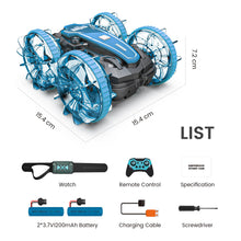 Load image into Gallery viewer, Amphibious Remote Control Car Boat, 4WD Gesture RC Car with Waterproof Remote Control, RC Stunt Car with LED Lights

