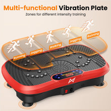 Load image into Gallery viewer, AXV Vibration Plate Fitness Platform Exercise Machine Vibrating Shaking Full Body Shaker Workout Vibrate Stand Shake Board Sport for Weight Loss Fat Burner for Gym Home Office
