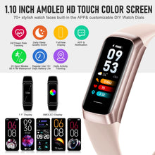 Load image into Gallery viewer, Fitness Tracker, Step Tracker with 24/7 Heart Rate Blood Oxygen Blood Pressure Sleep Monitor (Pink)
