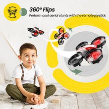 Load image into Gallery viewer, Holy Stone Mini Drone for Kids and Beginners RC Nano Quadcopter Indoor Small Helicopter Plane with Auto Hovering, 3D Flips, Headless Mode and 3 Batteries, Great Gift Toy for Boys and Girls, HS210 Red
