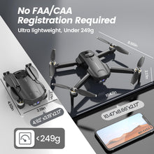 Load image into Gallery viewer, Drones with Camera for Adults 4k, WF31 GPS RC Drone FPV Foldable Quadcopter for Beginner with Brushless Motor, 5G Wi-Fi Transmission, Auto Return
