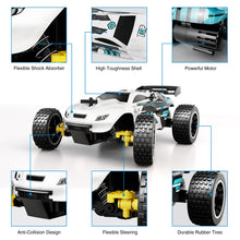 Load image into Gallery viewer, RC Cars Remote Control Car for Kids, 1:18 Scale 20 KM/H 2WD Offroad Buggy, 2.4GHz RC Racing Car with USB-C Easy Charging
