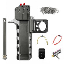 Load image into Gallery viewer, Professional Auto Slingshot for Adults, Semi-Automatic Aluminum Alloy Repeating Sling Shot, High Precision Slingshots with Large Capacity Magazine for Hunting
