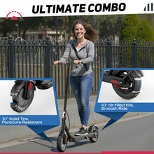Load image into Gallery viewer, Electric Scooter, 430W Peak Motor, 19MPH &amp; Up to 17-Mile Range, 10&quot; Shock-Absorbing Tires | Portable Folding Commuting Electric Scooter
