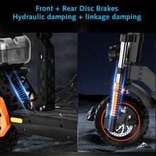 Load image into Gallery viewer, Electric Scooter Adults, 1600 W Motor Up to 50 Miles Range &amp; 35 MPH Top Speed, 11&quot; Off Road Tire Folding E-Scooter
