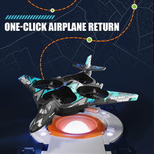 Load image into Gallery viewer, RC Plane 4 Channel, Remote Control Airplane Fighter with 3 Modes, Stunt Roll, Cool Light, Two Batteries, F-22 RC Plane Ready to Fly
