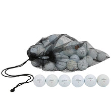 Load image into Gallery viewer, Clean Green Golf Balls 50 Golf Ball Mix of Titleist Pro V1 and Pro V1x. Recycled and Used Titleist Pro V1 Golf Balls, Pro V1x Golf Balls - Includes Mesh Carrying Bag - As Seen on Shark Tank
