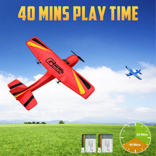 Load image into Gallery viewer, 2 Channel RC Airplane, Ready to Fly, 2.4GHz Remote Control Plane, Easy to Fly Glider for Kids &amp; Beginners (Blue)
