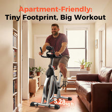 Load image into Gallery viewer, YOSUDA Exercise Bike, Brake Pad Stationary Bike for Home -Black
