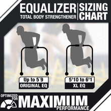 Load image into Gallery viewer, Lebert Fitness Equalizer with Resistance Band - Calisthenics Equipment ✓ Dip Station - Black Regular
