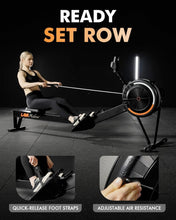 Load image into Gallery viewer, GMWD Air Rowing Machines for Home - Russet Orange
