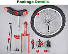 Load image into Gallery viewer, 20 Inch Single Wheel Unicycle, Ideal for Both Children and Adults, One Wheel Bike Tires Trainer Unicycle, Balance Cycling Exercise (White,20 inch)
