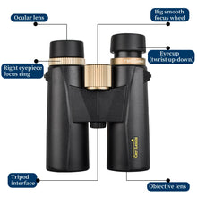 Load image into Gallery viewer, Cert Leidis HD 8x42 Binoculars for Adults High Powered Phone Adapter Tripod
