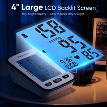 Load image into Gallery viewer, Maynovia Upper Arm Blood Pressure Monitor for Home Use, Automatic Digital Blood Pressure Machine, Talking BP Monitor with English &amp; Spanish Voice, Large Cuff 8.6”–16.5”
