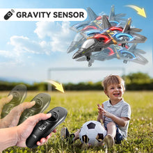 Load image into Gallery viewer, Foam Remote Control Airplanes RC Planes for Kids Adults 4-7 8-16, Remote Control Planes Fighter Jet with Light, 360° Flip Fighter Jet Toy
