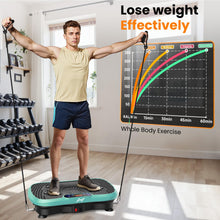 Load image into Gallery viewer, AXV Vibration Plate Fitness Platform Exercise Machine Vibrating Shaking Full Body Shaker Workout Vibrate Stand Shake Board Sport for Weight Loss Fat Burner for Gym Home Office
