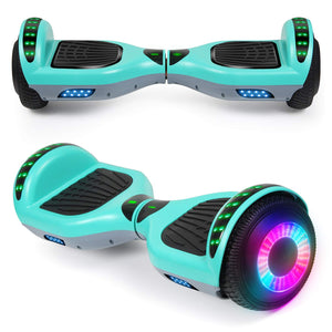 Mixed Color Hoverboard, with Bluetooth and Colorful Lights Self Balancing Scooter