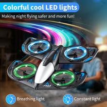 Load image into Gallery viewer, Elinoover RC Drone for Kids Beginners, Foam Remote Control Drone with Cool Lights
