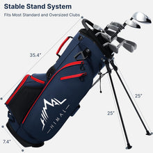 Load image into Gallery viewer, GoHimal Lightweight 14-Way Golf Stand Bag for Men &amp; Women Dark Blue
